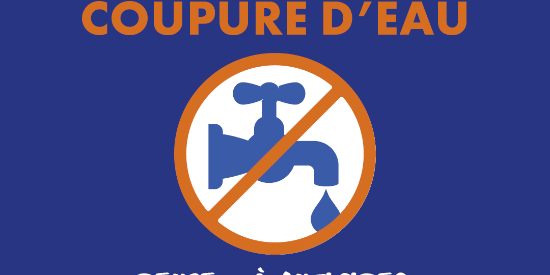 Avis de coupure d’eau